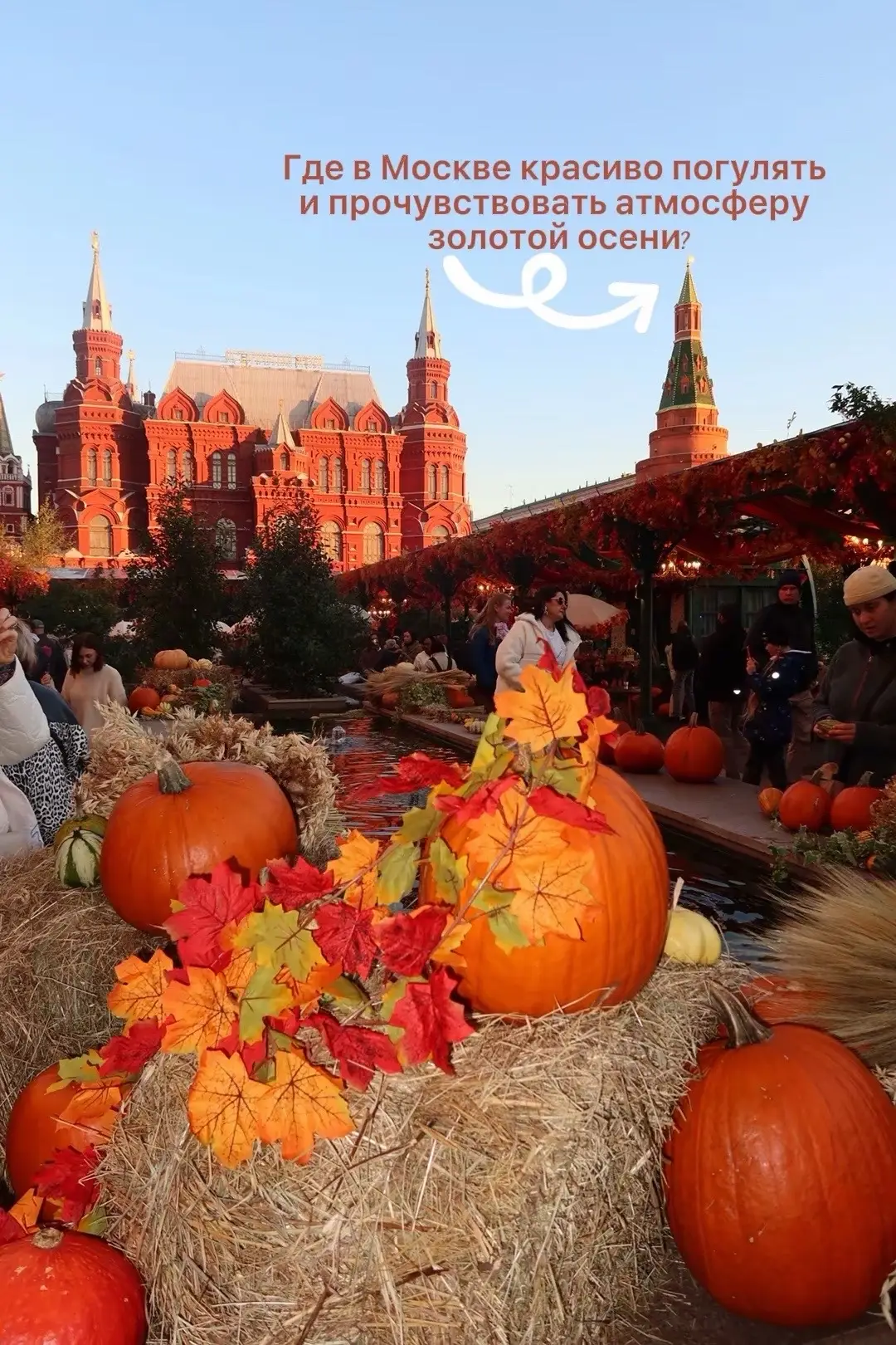 В центре Москвы проходит масштабный фестиваль «Золотая осень». Манежная площадь, площадь Революции и Тверская площадь превратились в большую ярмарку. Здесь представлены продукты от фермеров из более чем 50 регионов России. 📍Манежная площадь  до 12 октября