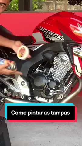 Depois de muito tempo enrolando pra gravar ta ai😂 como pintei o meu motor em casa com 50 pila! #dicasdemoto #motos #twister250 #twister250f #loucospormotos 