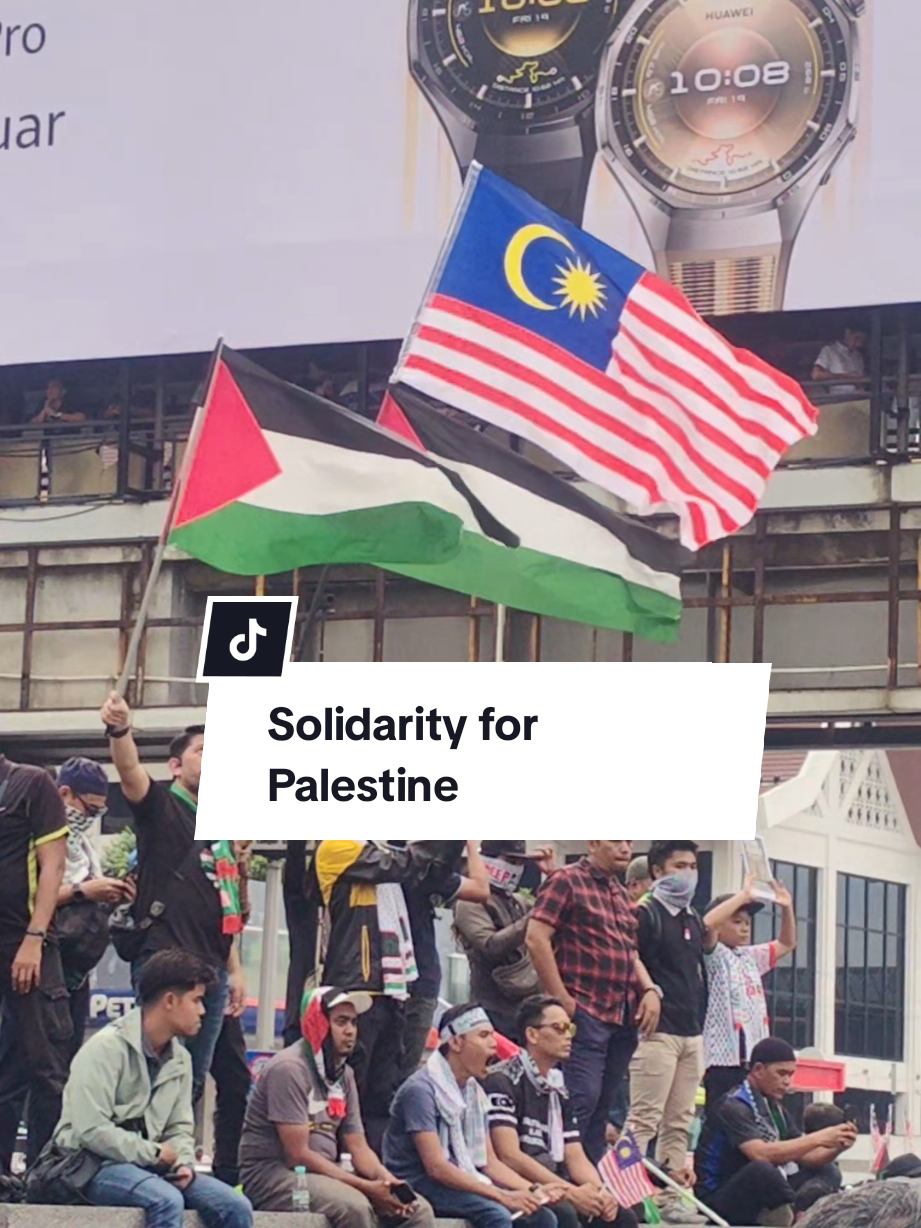 Malaysia stand with Palestine and @globalsumudflotilla #malaysia #kl #globalsumudflotilla 