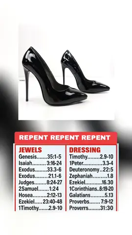 Bible condemns pencil heels and toe rings. These are things of this world that believers must stay away from. #videoviral #fyp #hopeministries #pencilheel #toerings 