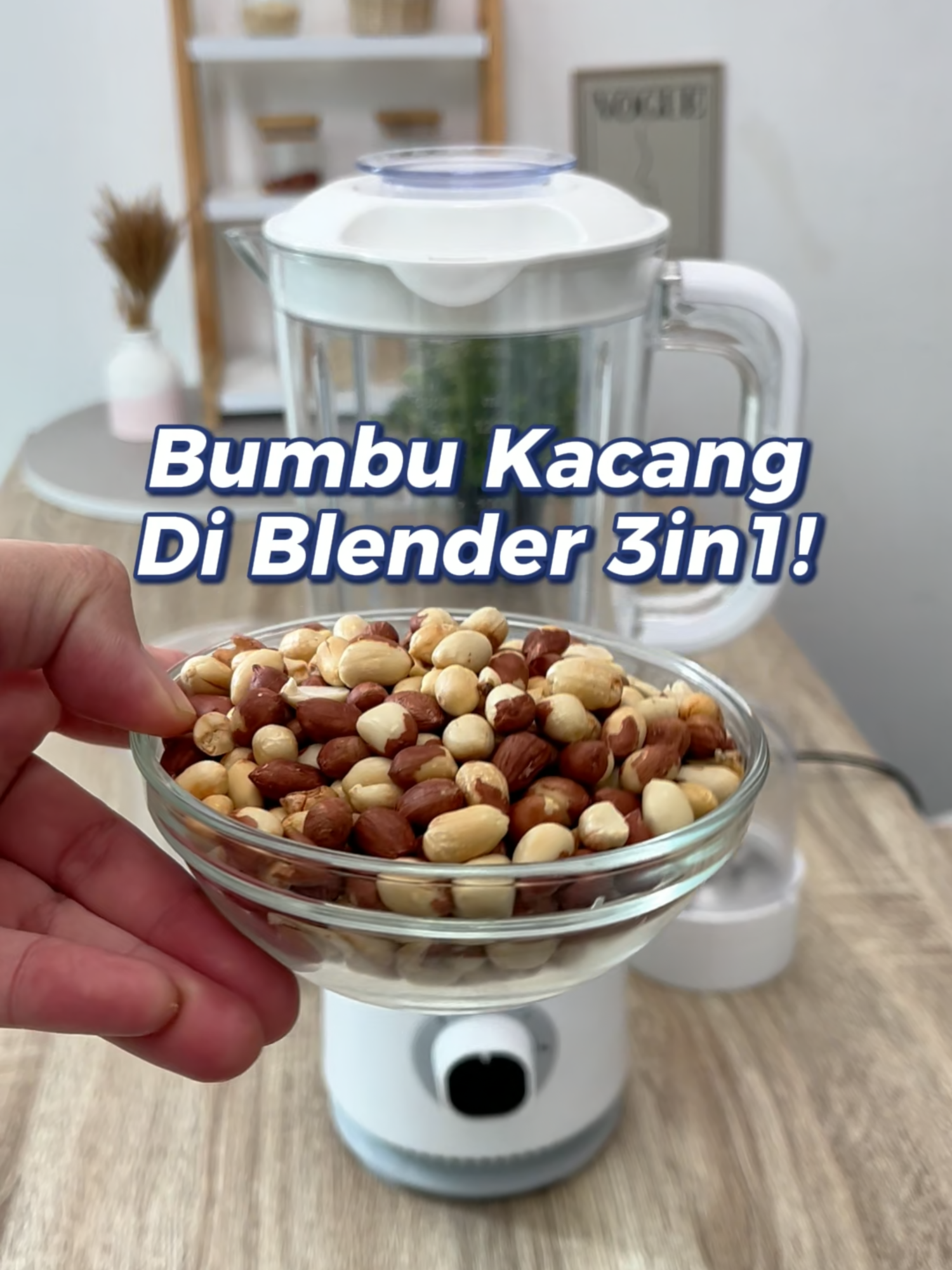 Bumbu Kacang Di Blender 3 in 1! #simplus #simplusid #blender3in1 #blender #homecooking