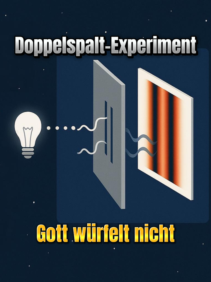 Doppelspalt-Experiment. Gott würfelt nicht! #LearnOnTikTok #Wissen #fyp #Experiment #Physik