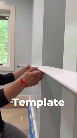 Making a Template of our Shelves. #construction #realestate #DIY #interiordesign #entrepreneur    