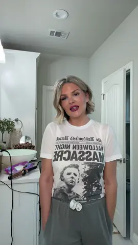 🩸 Michael is BACK – and he brought the ultimate Halloween tee. ✔️ Comfy ✔️ Creepy ✔️ A total conversation starter 🎃 Don’t wait ‘til October 31st – grab yours now before he grabs you. #HalloweenShirt #MichaelMyersForever #HorrorFansUnite