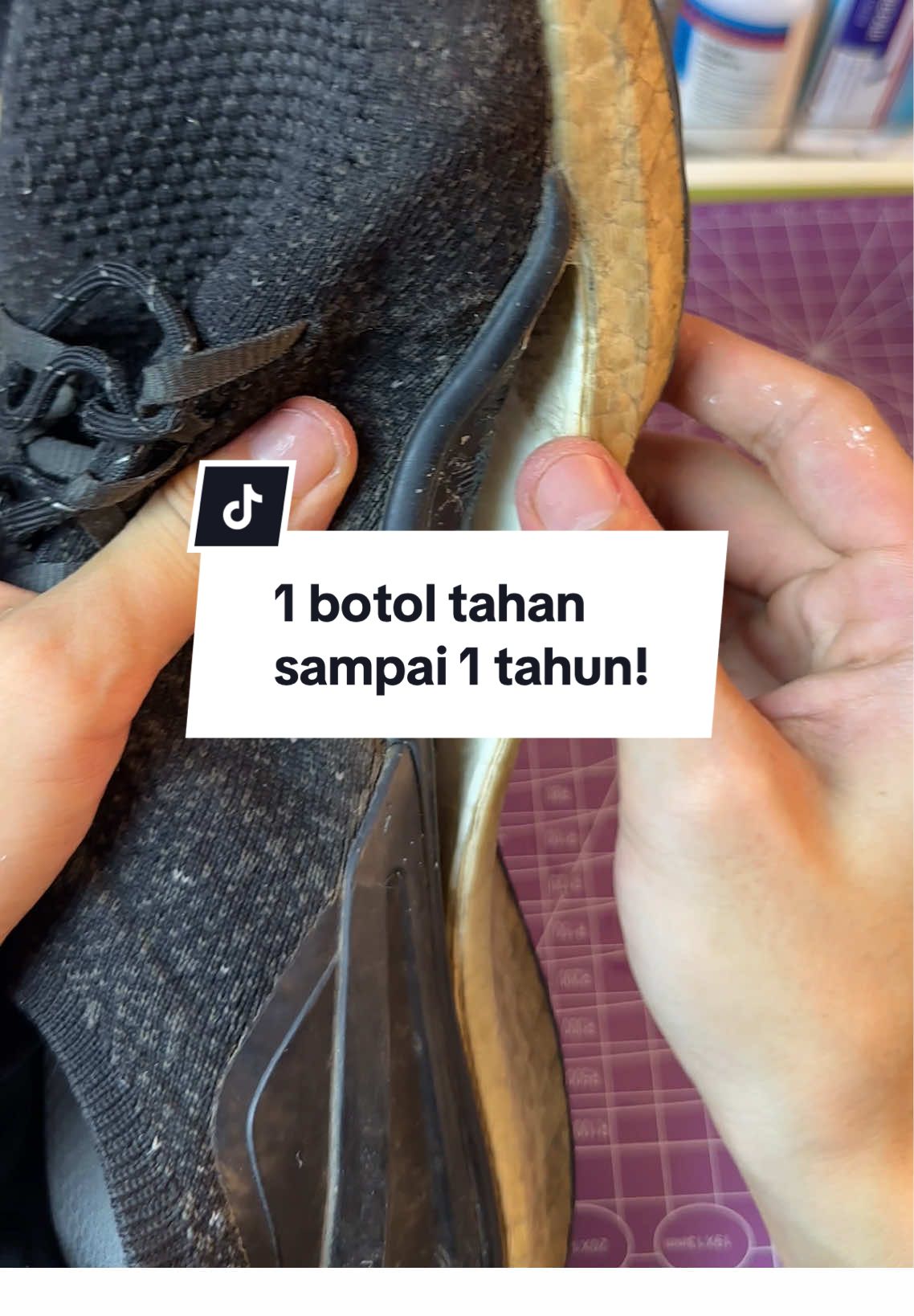 1 botol tahan sampai 1 tahun!#lem #lemsepatu #sepaturusak #diysepatu #lemkuat 