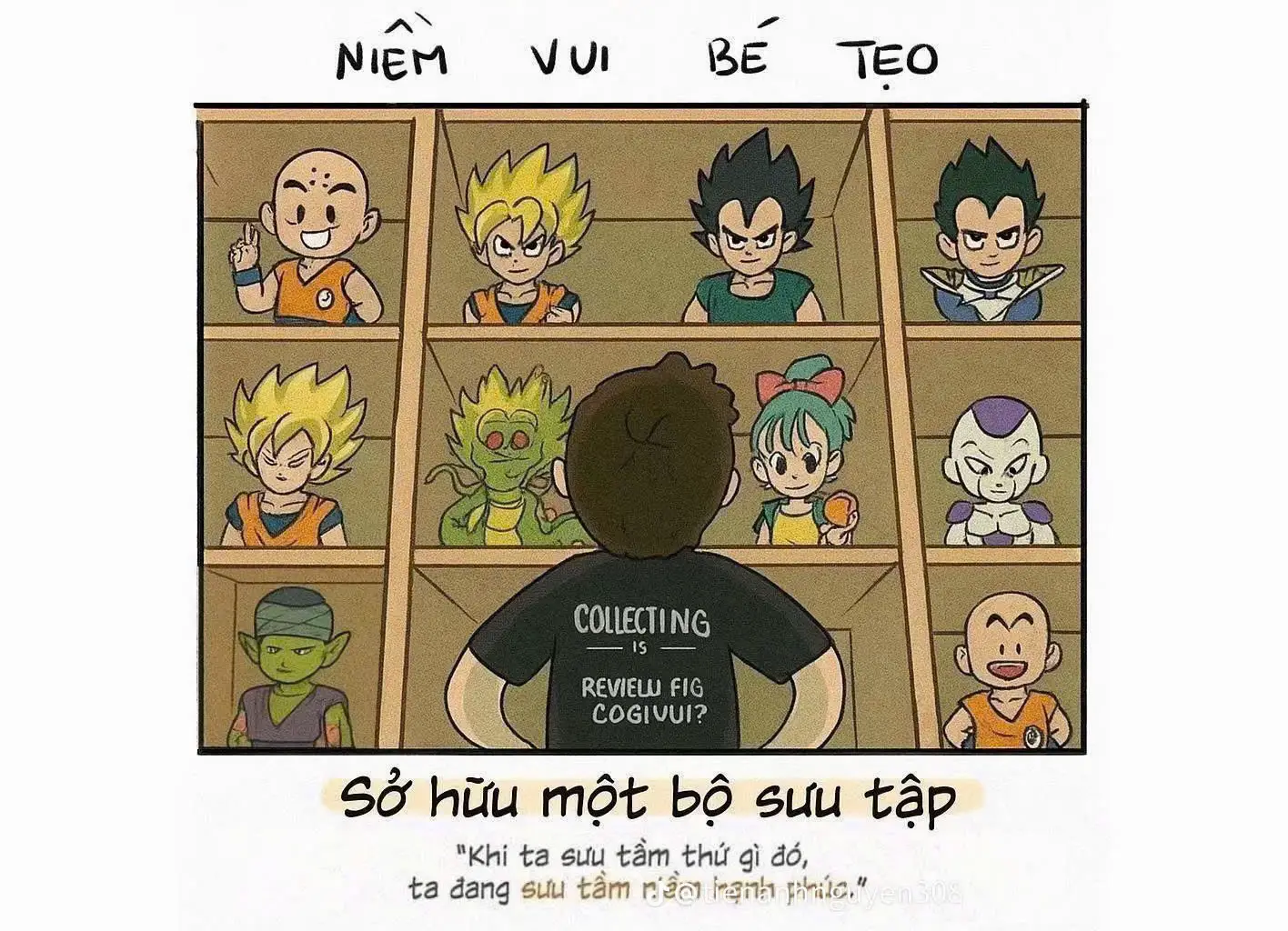 Lúc nhỏ chỉ biết ước có 1 mô hình nhỏ thôi là vui rồi ☺️ #xuhuong #xuhuongtiktok #dragonball #goku 