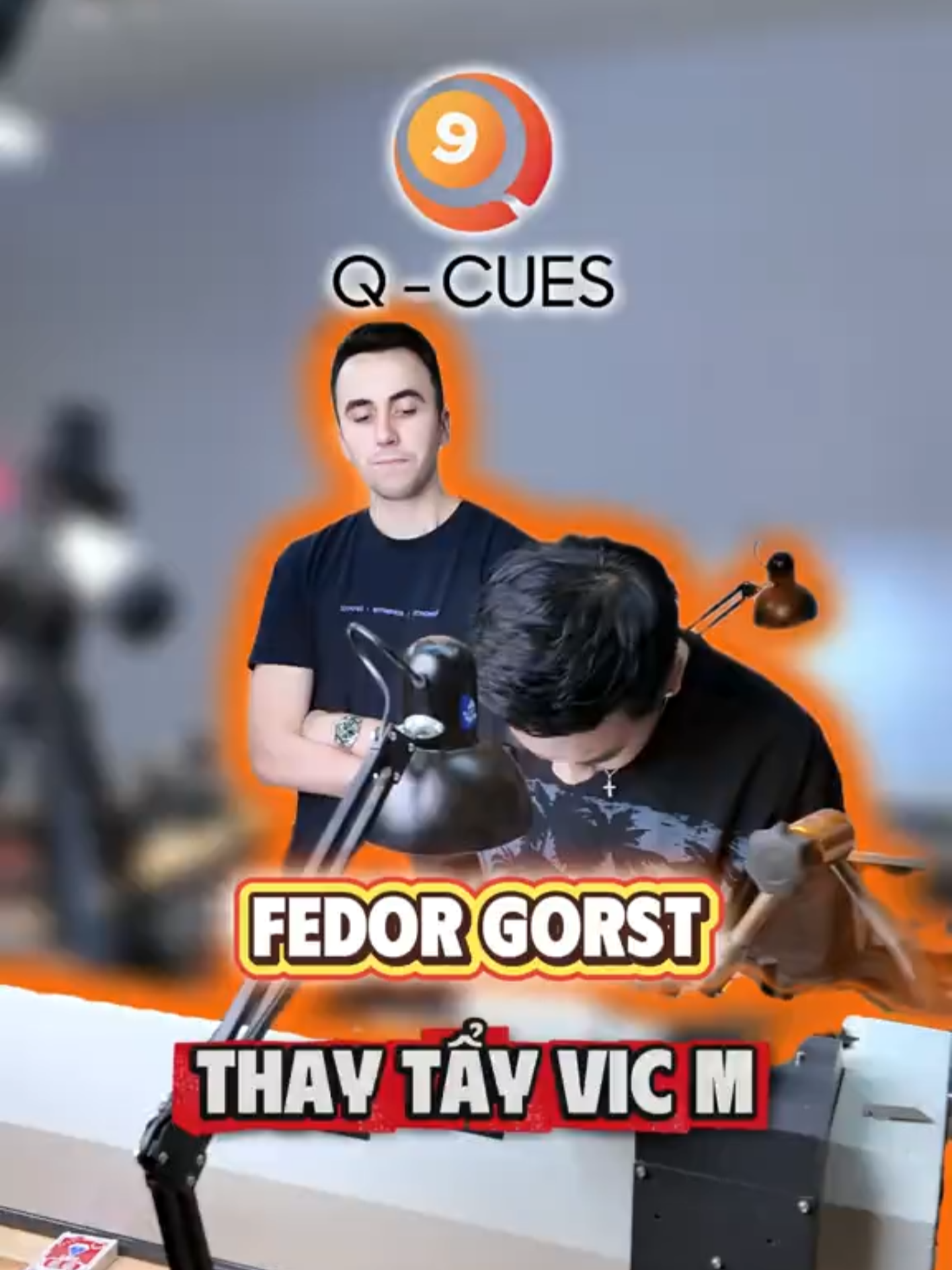 Fedor Gorst tiếp tục tin tưởng QCues #qcues #suachuabida #boxbilliards #fedorgorst