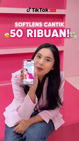 Udah siap buat war di LIVE TikTok Pinkrabbit 4 Oktober jam 6 sore?🚨‼️ ✨ Softlens cantik favorit artis cuma 50 RIBUAN/pcs! ✨ Ada xtra voucher up to 15K! 🔥 Catet dan SET ALARM  Notifikasi sekarang, awas jangan sampe ketinggalan #flashsale nya!🤩