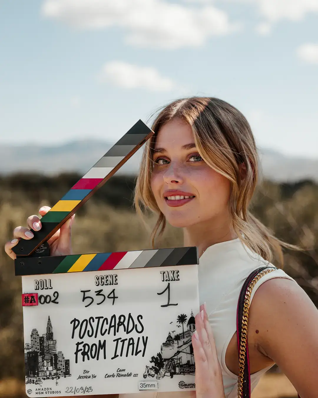 🎬 cameras are rolling in sicily! 🎬 #nicolewallace will play mia, a spoiled new yorker whose life changes when her grandfather sends her to Italy to work in real estate. #postcardsfromitaly directed by academy award-winning director #jessicayu is officially in production #primevideo @Nicole Wallace 