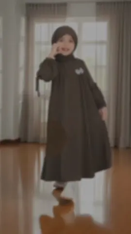 Gamis Sakura Gamis Muslim Baju Anak Perempuan Sudah Satu Set Dengan Kerudung Nyaman