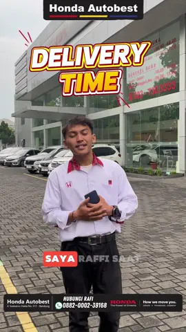 Moment spesial 🚗✨ Honda Brio E M/T resmi jadi milik customer kami hari ini! 🎉 Terima kasih sudah mempercayakan pilihannya bersama Rafi Honda Bandung ❤️ Honda Brio selalu jadi pilihan tepat buat yang suka irit, lincah, stylish, dan nyaman untuk segala aktivitas. 🌟 Mau next giliran kamu? 😉 📲 Rafi Honda Bandung – 0882000239168 Siap bantu sampai unit impianmu ter-delivery ke rumah mu #DeliveryHonda #HondaBrio #BrioBandung #HondaBandung #BrioDelivery     