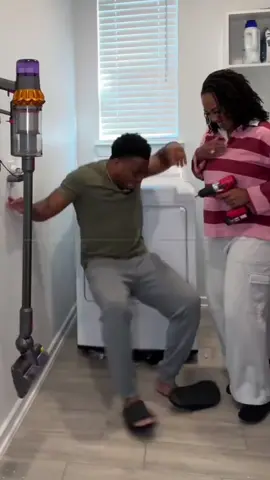 Electric drill prank 🤣🤣 #prank #funny #electriedrill #spouse #funnyvideos 