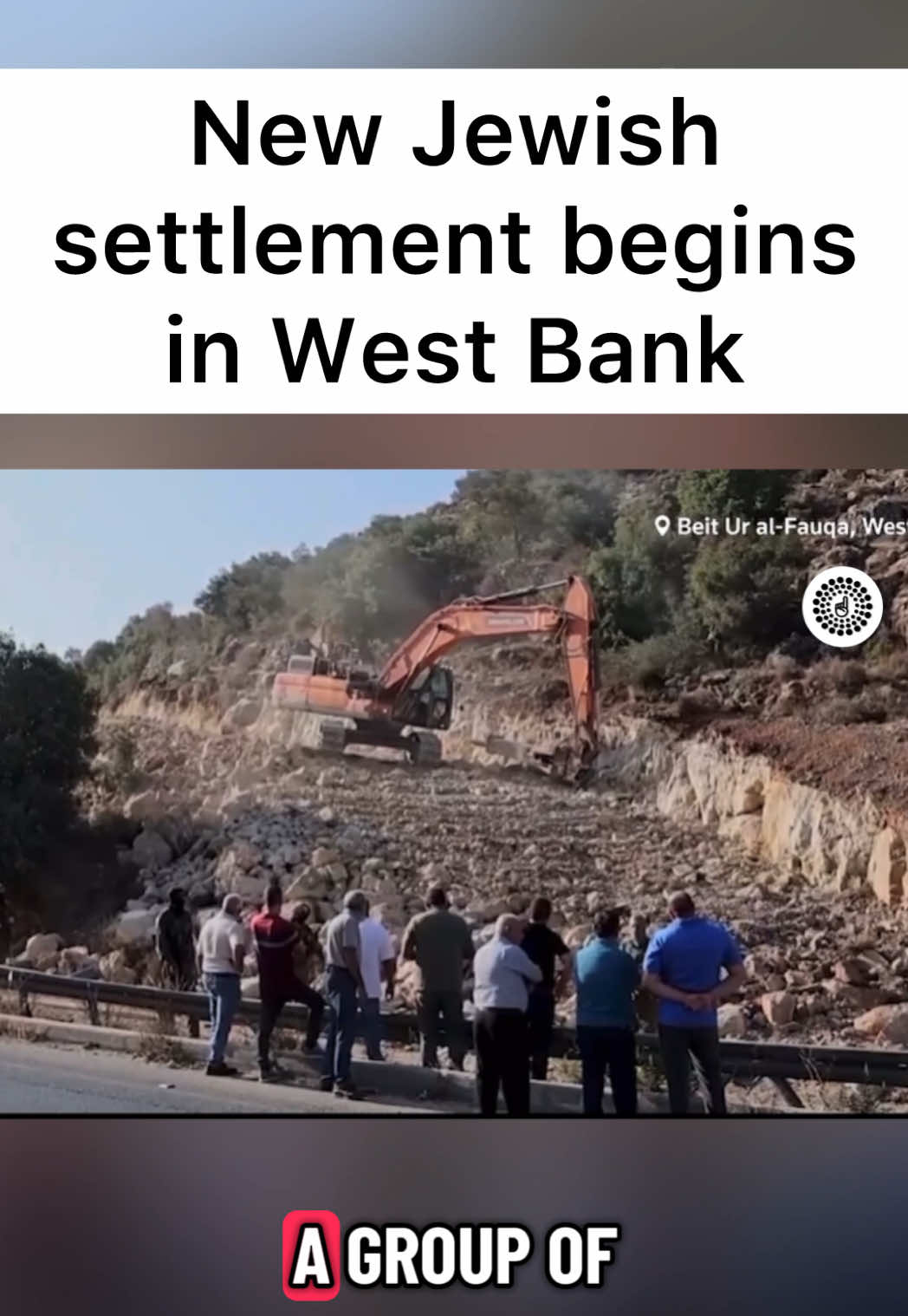 New Jewish settlement begins in West Bank. #reels #foryou #fyp #freepalestine🇵🇸❤️ #shortsfeed  @Ajom Khan 