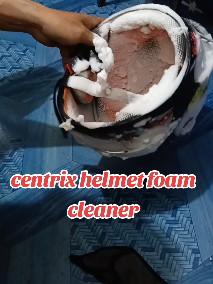 centrix helmet disinfecting foam spray 450ml motorcycle helmet cleaner #centrixtirefoamcleaner #helmetfoamcleaner #foryou 