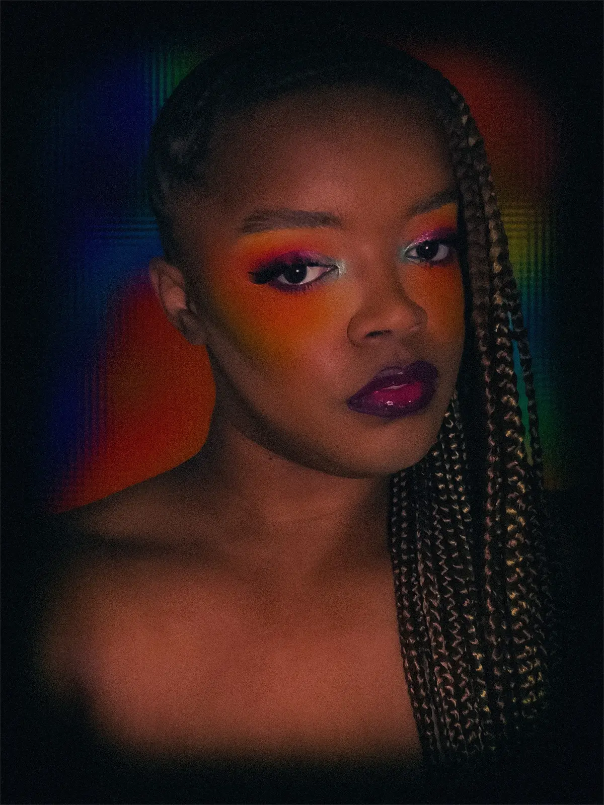 Every hairstyle is an excuse to get creative with makeup 💕✨ #fyp #relatable #creatorsearchinsights #creativemakeup 