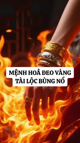 🔥 Mệnh Hỏa đeo vàng – tài lộc bùng nổ! Đeo bạc dễ hao năng lượng, nhưng vàng phối đá đỏ (Ruby, Garnet, mắt hổ đỏ) lại giúp mệnh Hỏa vừa giữ lửa vừa hút may mắn, tình duyên. 👉 Bạn chọn vàng hay bạc? #VongPhongThuy #vongphongthuy #vongtayphongthuy #phongthuy #ThuHutTaiLoc 