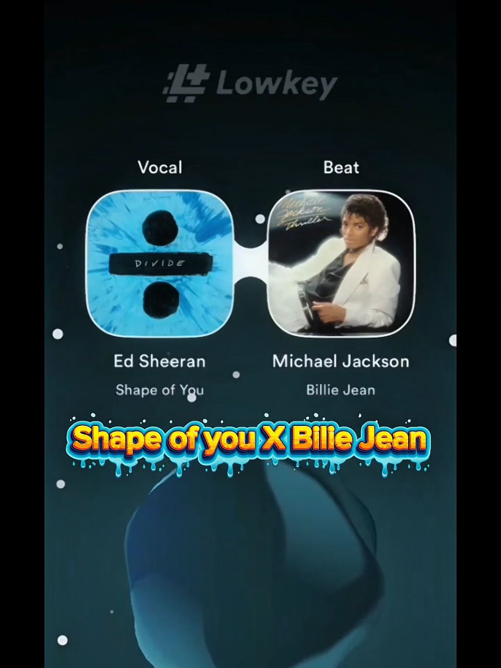 download lowkeyremix.com now to make the best mushaps #billiejean #shapeofyou #mashup #remix #fyp 
