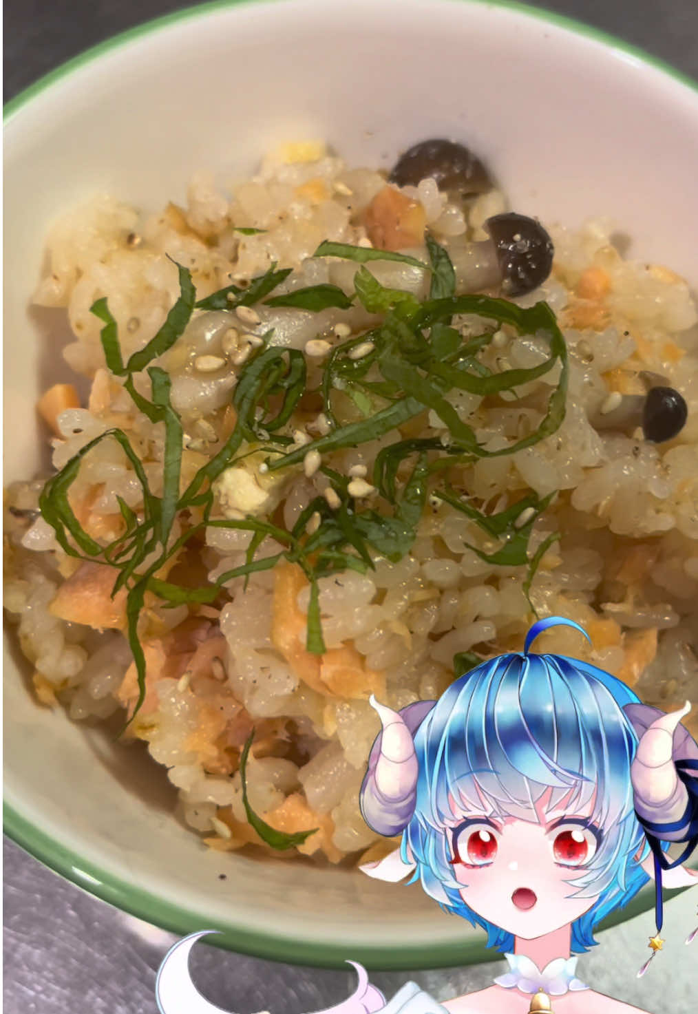 【子持ち主婦Vtuber】ヤケクソ実写クッキング【鮭ときのこの炊き込みご飯】 #料理 #主婦 #Recipe #cooking #vtuber 