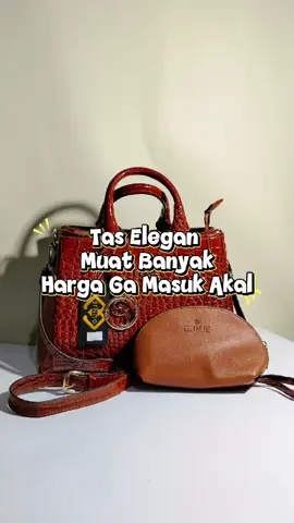 Tas Gunje Original ukuran besar ada tiga ruang muat banyak barang glossy mewah✨❤️#gunje #gunjeoriginal #tasgunje #tasgunjeoriginal #taswanita 