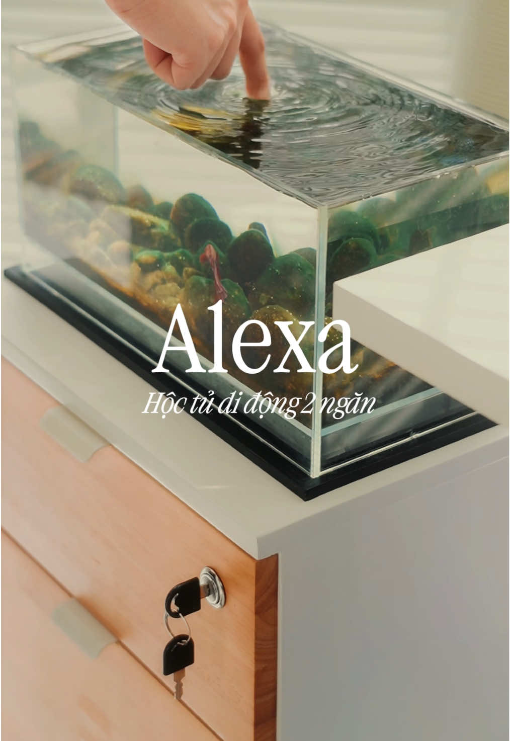 Mở hộp hộc tủ di động 2 ngăn Alexa – nhỏ gọn nhưng đựng được cả góc setup! #nicedesign #NiceDesign #alexa #cabinet #nhacobenz 