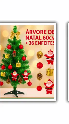 https://br.shp.ee/luxwcyt?smtt=0.0.9 🎄 Árvore de Natal 60cm decorada + 36 enfeites! 🌟 Pronta para montar e encantar! 🌲 Modelo VERDE ou NEVADA – escolha a sua! ✅ Prática ✅ Compacta ✅ Super charmosa! #arvoredenatal #decoracaodenatal #enfeitearvoredenatal #natal #arvoreeenfeitedenatal