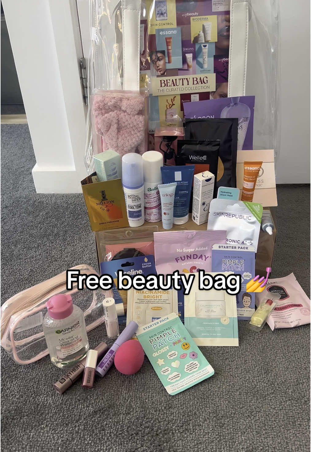 @Chemist Warehouse Official #beautybag is back! $69 on anything (skincare, Haircare, cosmetics etc) and you get all this for FREE. Bonus, if you combine this with $40 of Maybelline products you can also get an extra @Maybelline NY #goodiebag 