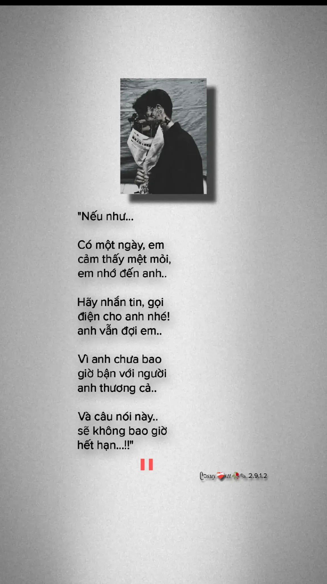 em nhớ đến anh, hãy nhắn tin cho anh nhé, anh vẫn đợi em . #tamtrang #tinhyeu #story 