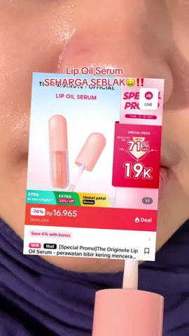 siapa sangka😱😱😱 #TheOriginote #LipSerum #LipOil #Promo #Lips 