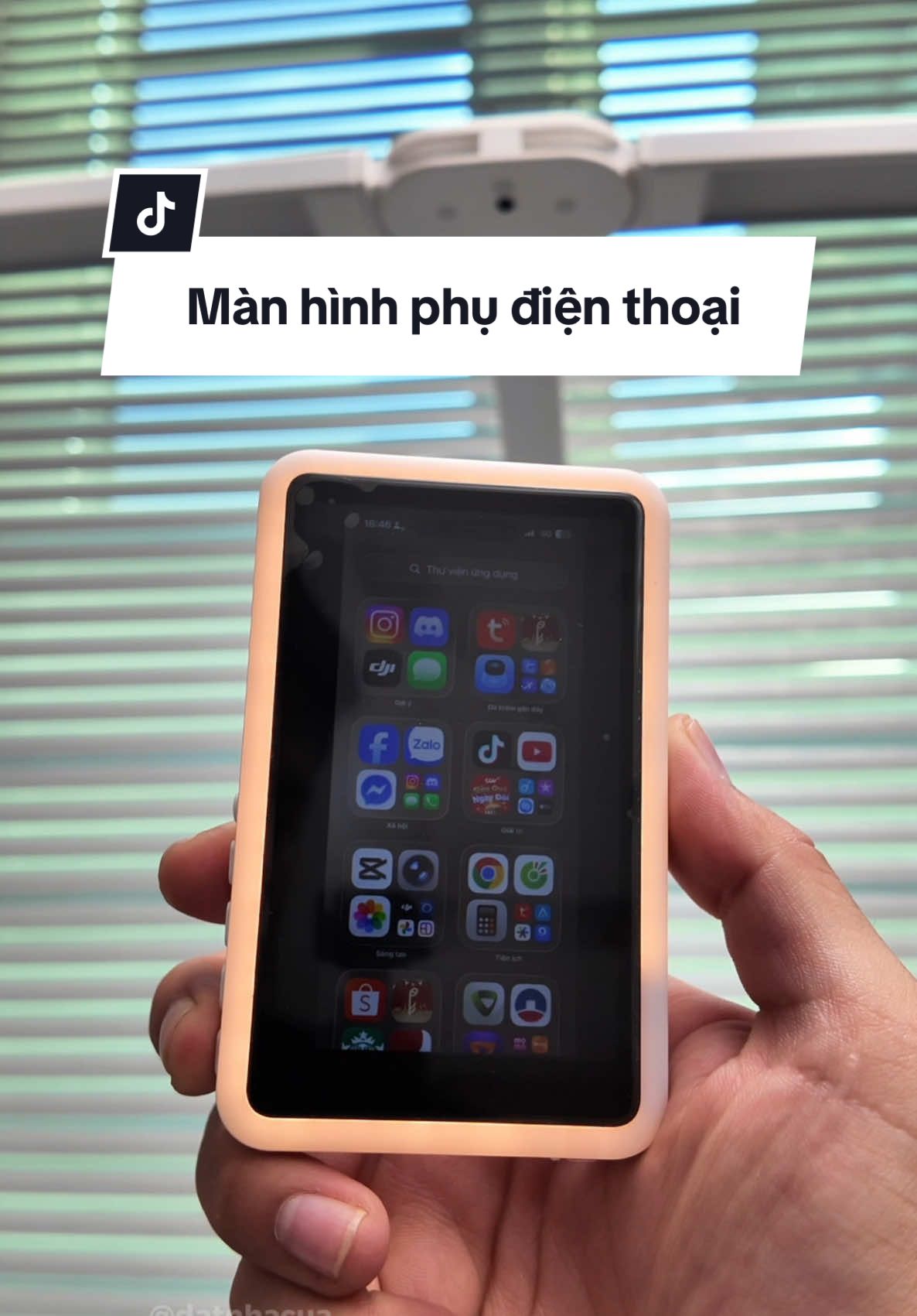 Màn hình phụ điện thoại phiên bản mới có loa và đèn trợ sáng #manhinhphu #manhinhdienthoai #manhinhphudienthoai #datnhacua 