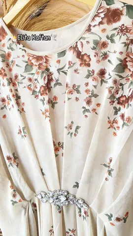 Elita kaftan💗 (Cream Latte)#elegantstyle #mewah #kaftanstyle #kaftanmurah #fypツ 