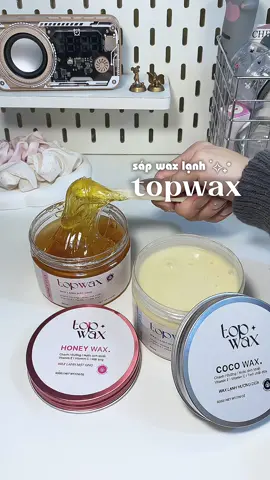 Sáp wax lạnh Topwax hương dừa 🌴🥥 và mật ong 🍯🐝 #waxlong #waxlanh #topwax #waxlongnach #waxing  