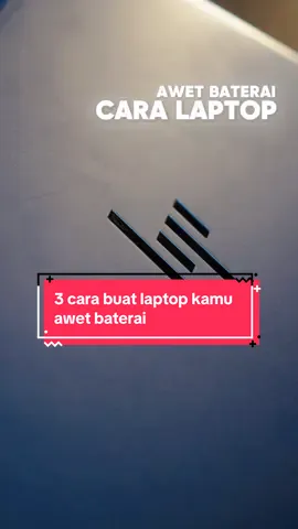 Lakuin 3 cara ini biar laptop kamu awet baterainya! #HP #HPLaptop #tipsandtricks #tips #laptop 