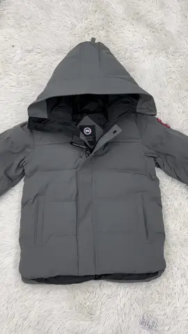 Gray and red badge Macmillan#cnfans #jackets #goose #macmillan #grey 