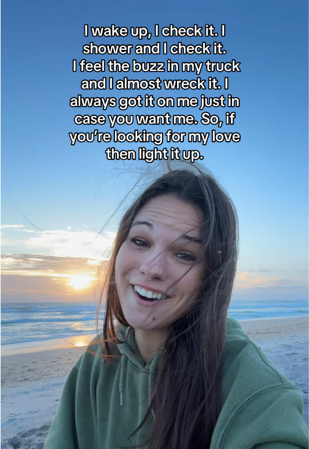 None of that nonchalant crap here🥰 #beach #fyp 