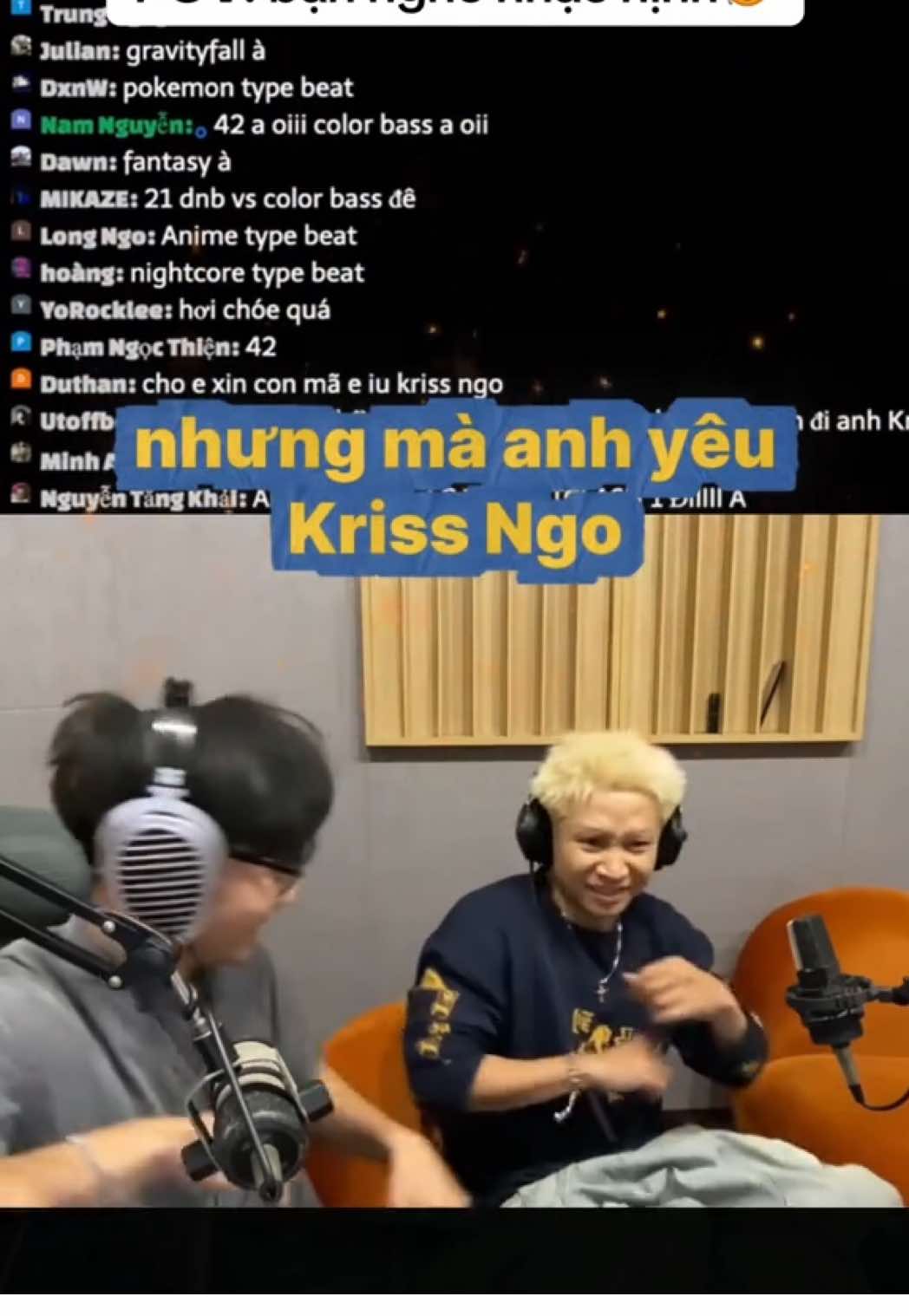 Nhạc nịnh “em yêu Kriss Ngo” ☺️ a Ricky biến hình tận 2 lần cơ mà #krissngo #beatclash 