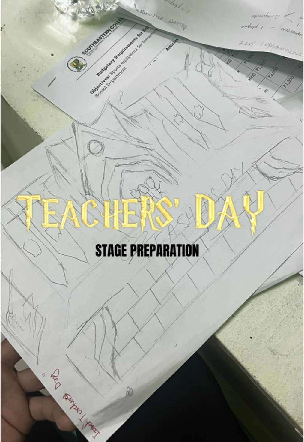 TEACHERS’ DAY STAGE DESIGN 🪄 🦉 🧙  HAPPY TEACHERS’ DAY TO ALL THE TEACHERS! Concept: Harry Potter #fyyyyyyyyyyyyyyyy #teachers #design #harrypotter 