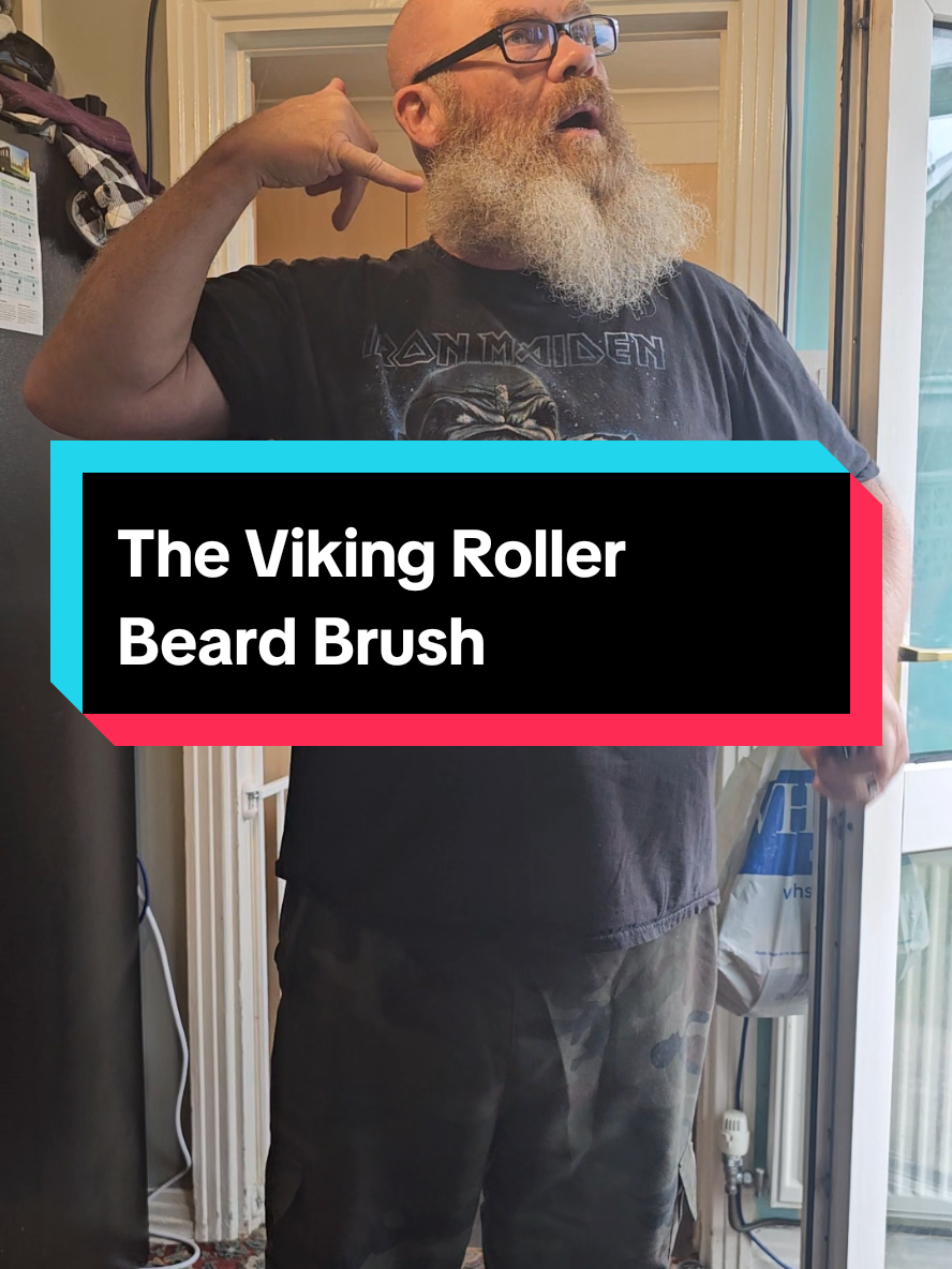 Your beard deserves better than chaos. The Viking Roller Beard Brush is designed to reduce frizz, smooth tangles, and keep your beard looking sharp. Perfect for everyday grooming with zero hassle. #BeardCare #BeardBrush #MensGrooming #BeardStyle #TikTokMadeMeBuyIt @The Beard Struggle UK 