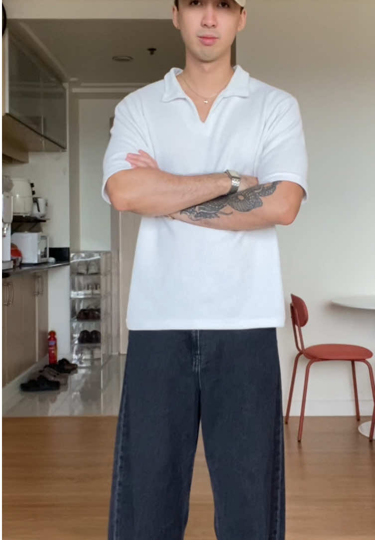 Fit check! #poloformen #poloshirt #poloshirtformen #poloshirtoutfit #poloshirtoversized 