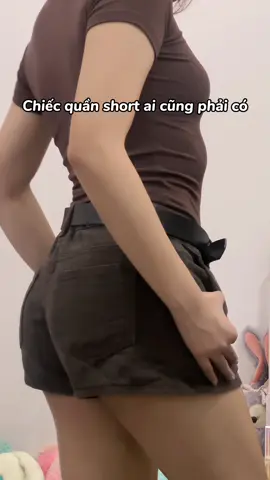 Có nhiều màu lắm mà tui thấy màu nâu này slay nha #quanshort #quanshortnu #shortjean #quanshortjean #tudocuahazel 