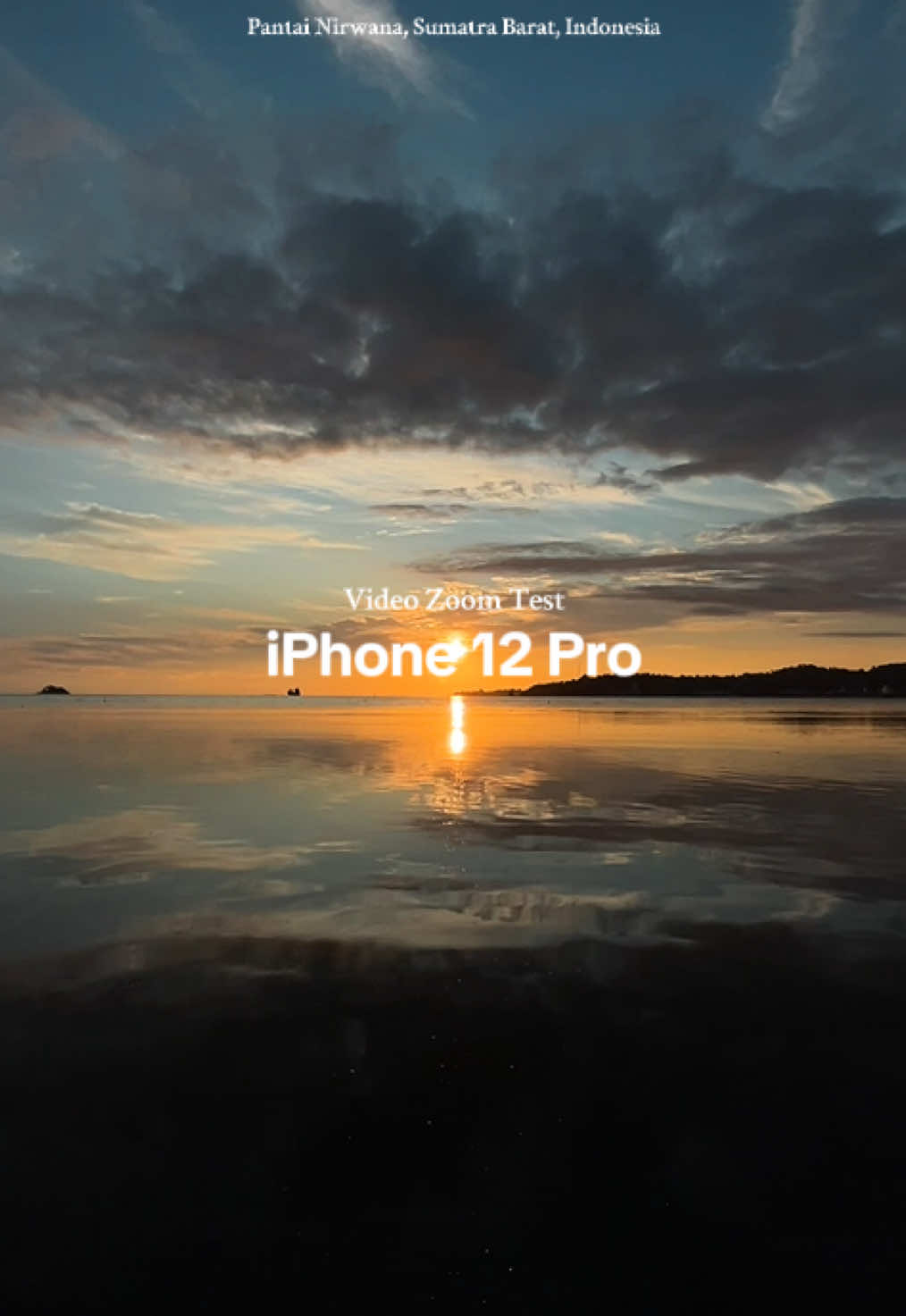 User iPhone 12 Pro coba share hasil kamera terbaik kalian!✨ #iphone12pro #sunset 