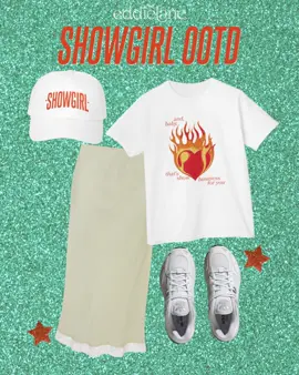 ❤️‍🔥SHOWGIRL OOTD❤️‍🔥  final ootd before showgirl is out!!! featuring our heart on fire tee and showgirl classic dad cap ❤️‍🔥 #ts12 #styleguide #OOTD #falloutfitinspo #thelifeofashowgirl 