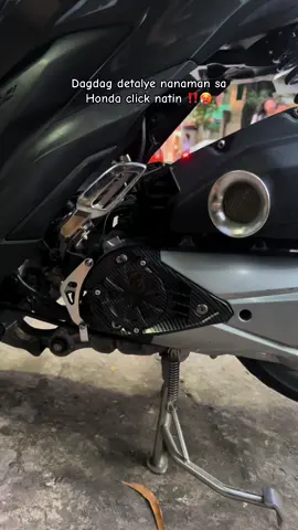Angas neto dagdag detalye na naman para sa Honda Click #hondaclickaccessories #motoraccessories #hondaclick #motorcyclepartsandaccessories #motorcycle 