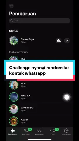 Iseng iseng wk #challenge #challenges_tiktok #vnnyanyi #whatsappstatus #rahasiahati 