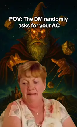 When the DM asks your AC…🥲💀 #dnd #memes #dndmeme #dungeonsanddragons 