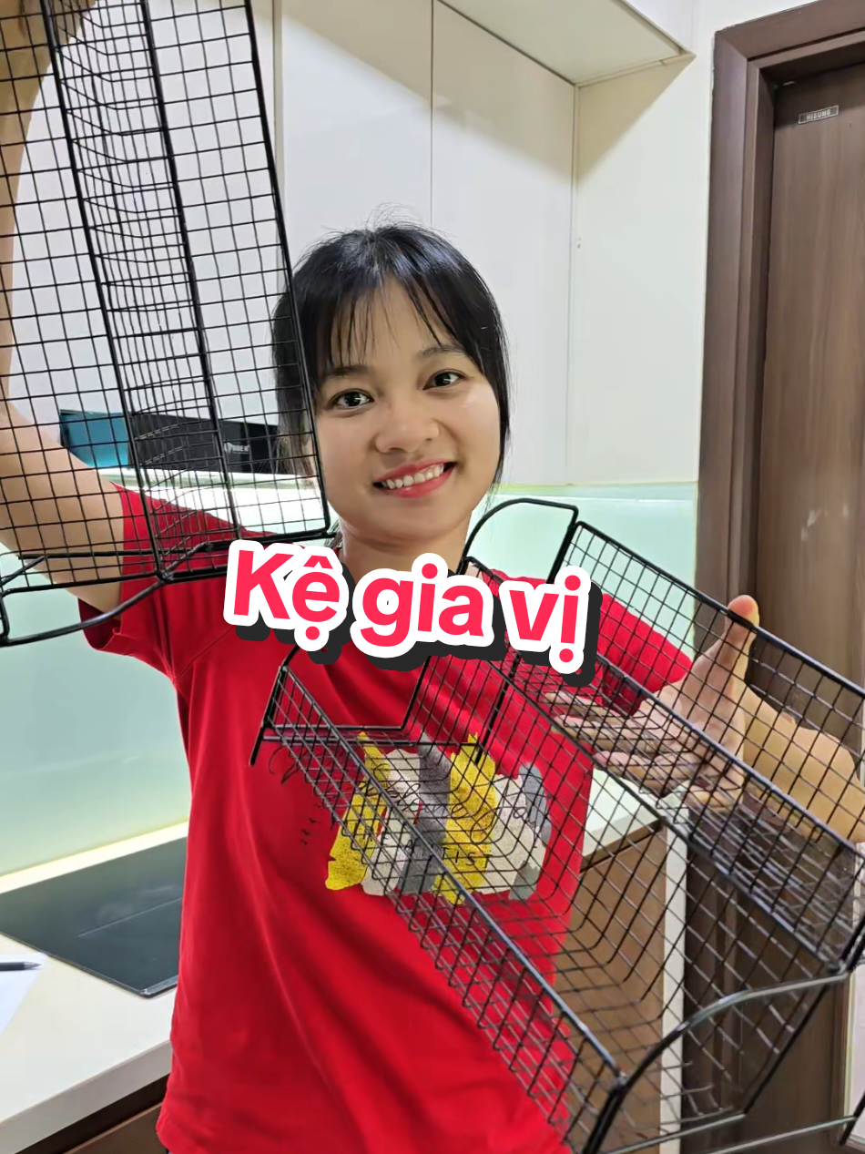 Kệ gia vị nhà bếp #kegiavi #kegiavinhabep #kegiavi2tang #chinhchanchat 