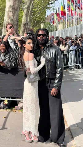 #damso et sa compagne au défilé Rabanne à Paris #fashionweek #paris 