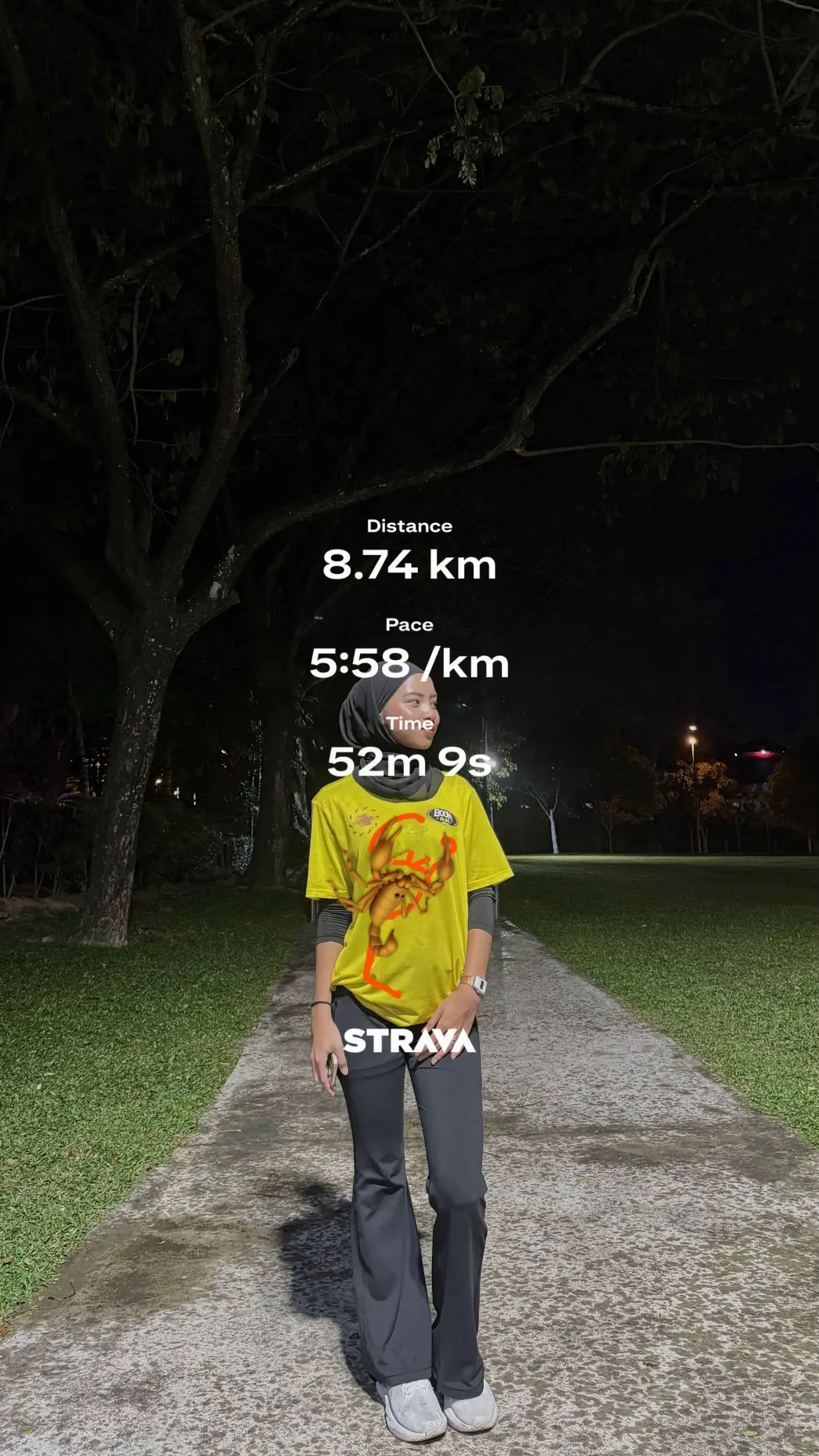 - 01/10 - scorpion run with GLM ! 🦂🏃🏻‍♀️ kalini layan pace tawar hati . #genglukismalam