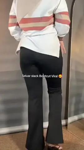 material kain jenis memeri,lembut dan selesa dipakai 🥰  #seluarslack #outfitideas #slackbootcutviral #seluarmurah #bootcut 