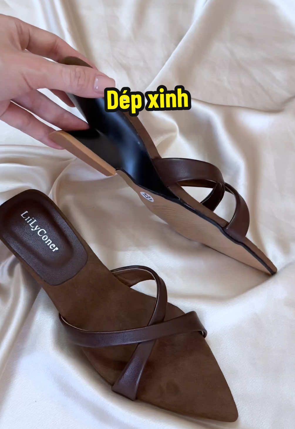 Dép xuồng để cao 5p, siêu êm chân #thichriviu08 #depcaogot #depxuong5p #depxinh #xuhuongtiktok 