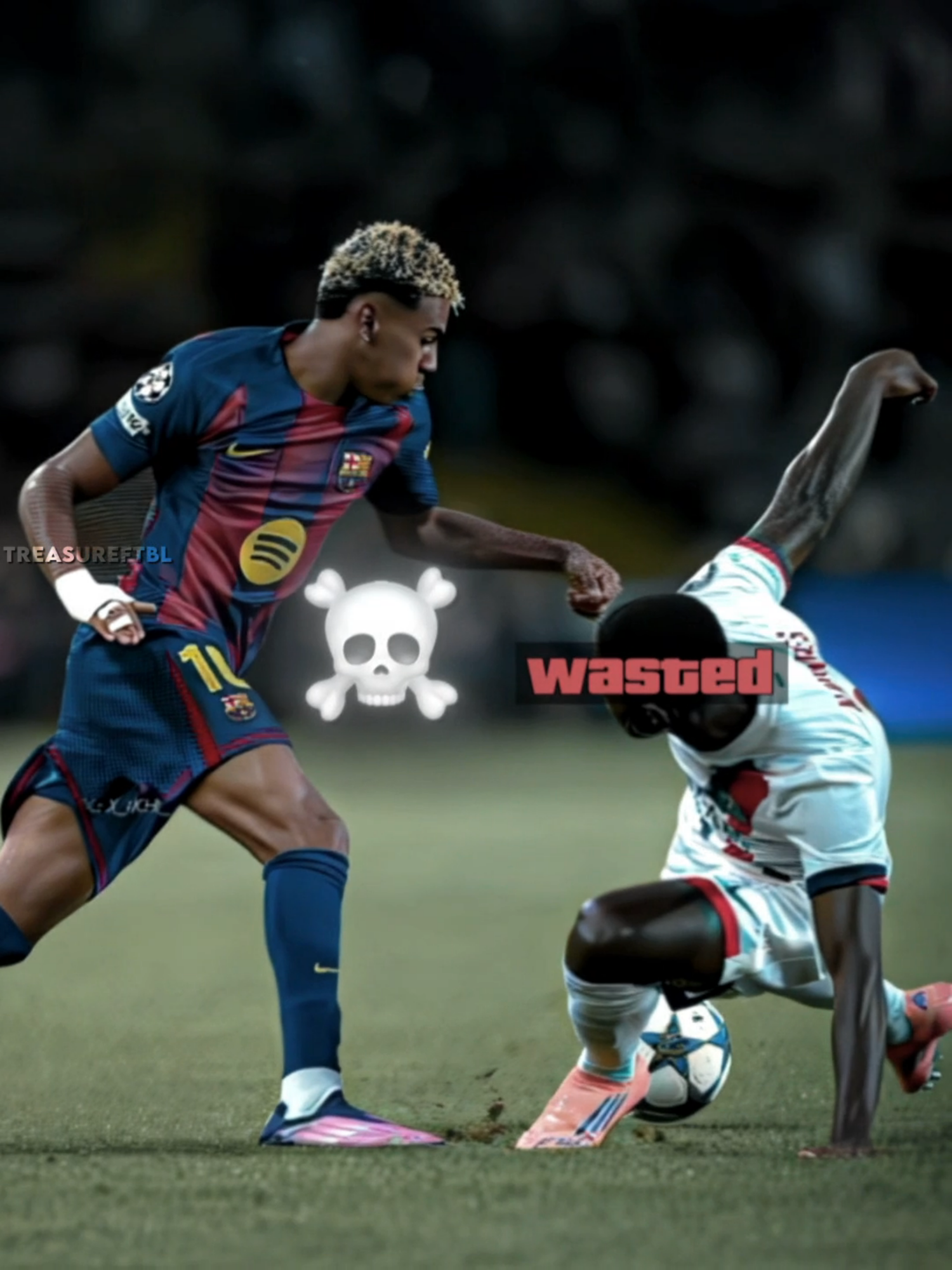 Lamine Yamal vs Nuno Mendes ☠ #psg #barcelona #lamineyamal #yamal #nunomendes #fyp #football
